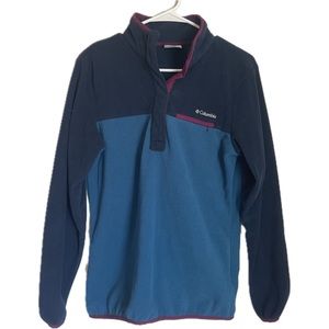 Columbia Mountainside Color Block fleece pullover size M